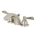 Kingston Brass KB958NFL Mini-Widespread Bathroom Faucet, Brushed Nickel KB958NFL